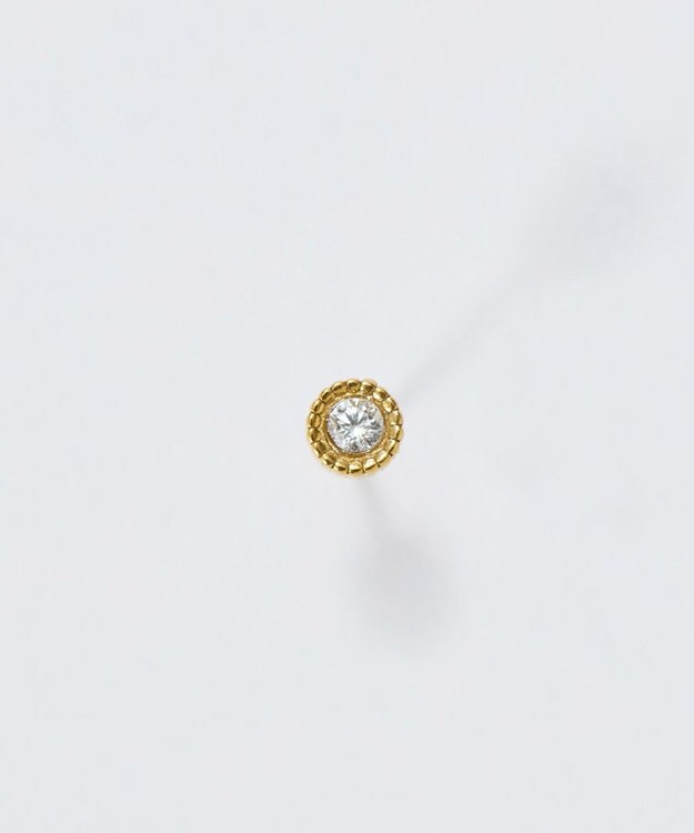 Phoebe 【金属アレルギー対応】プチシャイニングピアス　ゴールド/サージカルステンレス（片耳） ゴールド