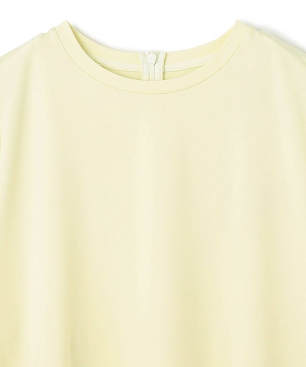 UNFILO L BEAUTY FORM-T バックフレアTシャツ ライム