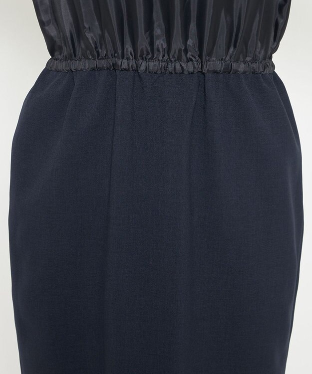 uncrave ウォッシャブルドライサップ ワンピース ネイビー