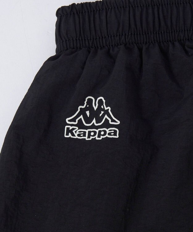 OP／FILA 【Kappa】ブランドロゴプリントハーフパンツ ブラック