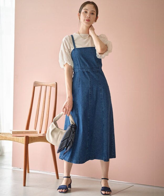 組曲 【人気につき新色追加！】チュールスリーブ カットソー ベージュ系