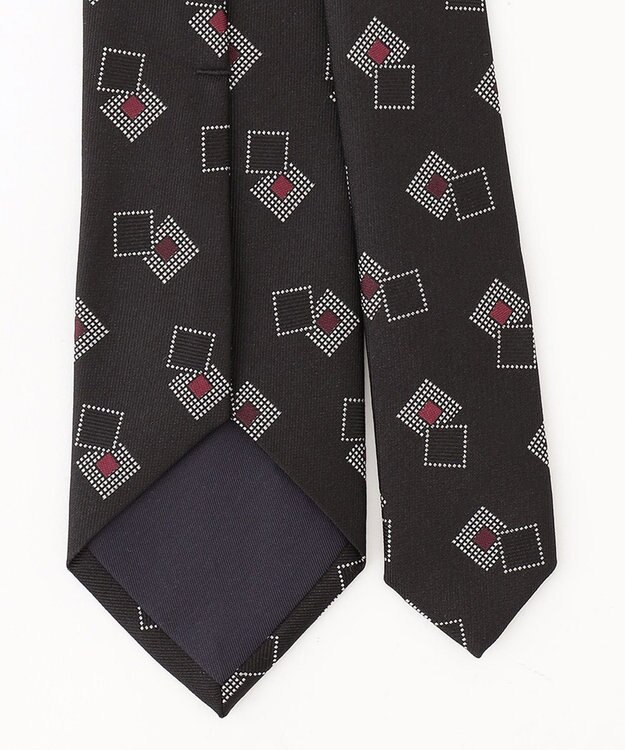 JOSEPH HOMME アトミックジャガード　ネクタイ ブラック系7