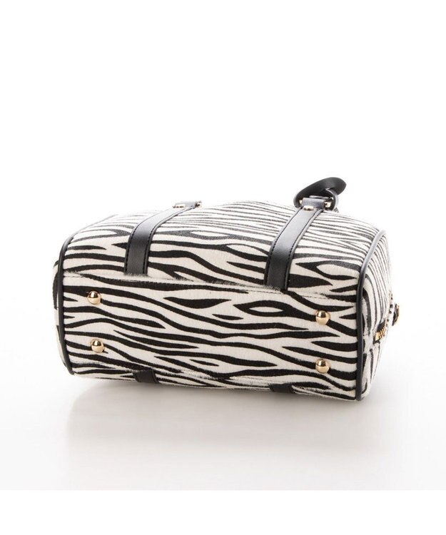 UNBILLION cachecache お財布ミニボストンバッグ ゼブラ