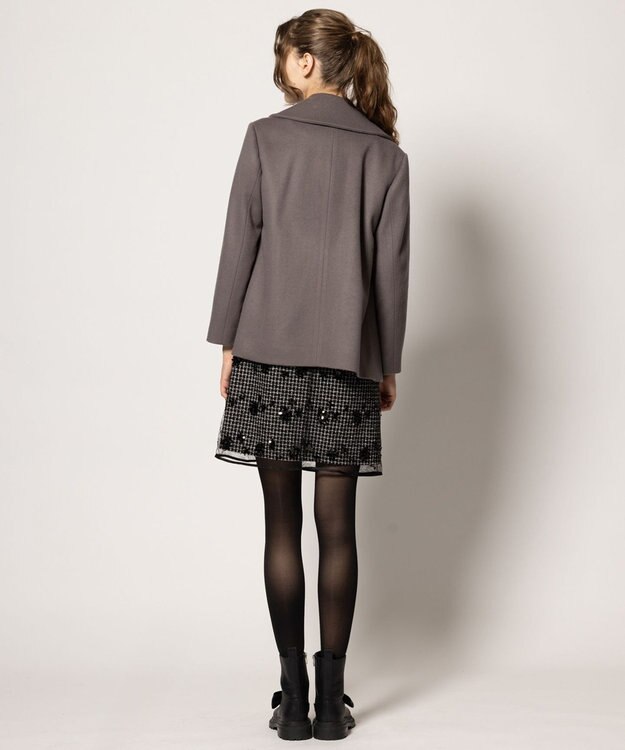 TOCCA 【消臭】PEARL ROCK ショートコート モカ系