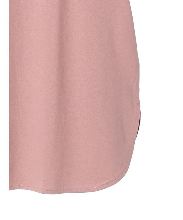 Green Parks 汗染み防止フレンチスリーブロゴＴシャツ Pink