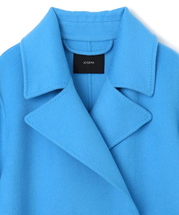 JOSEPH ダブルフェイスカシミヤ　ミドルコート Dark Arctic