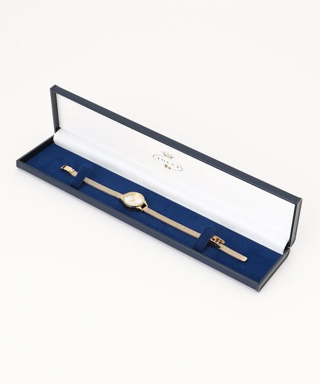 TOCCA NOBLE WATCH 腕時計 ドット×ネイビー