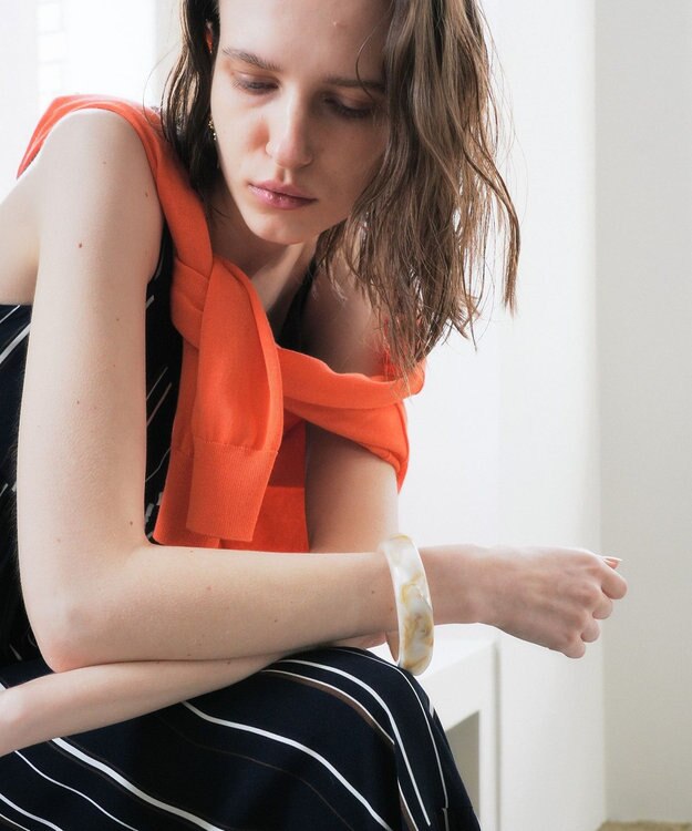 YECCA VECCA マーブルバングル Ivory