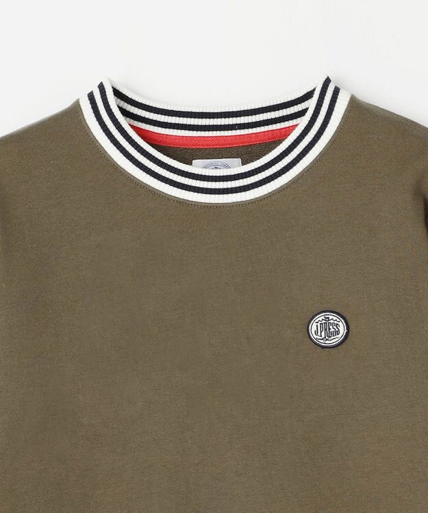 J.PRESS KIDS 【140-170cm】BICOLOR LINE COMBI トレーナー オリーブ系