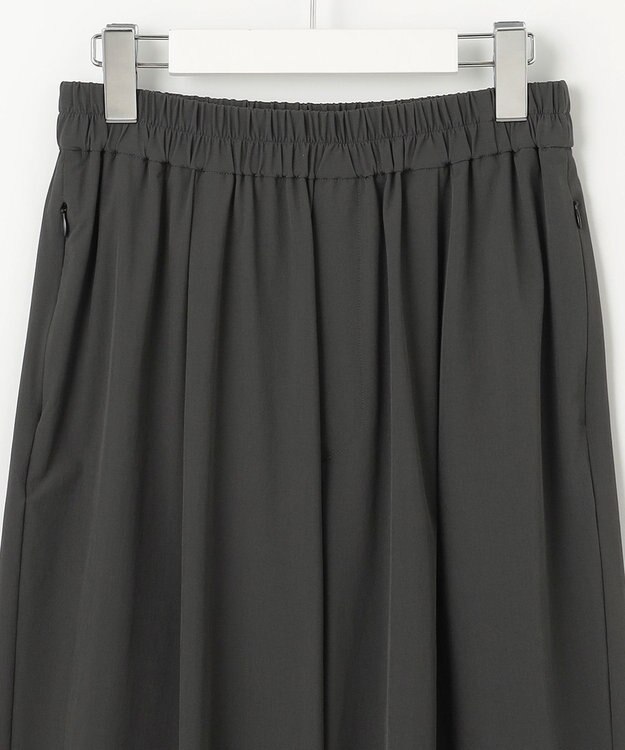 #Newans 【UVカット・撥水】ワイドパンツ ラッシュガード チャコールグレー