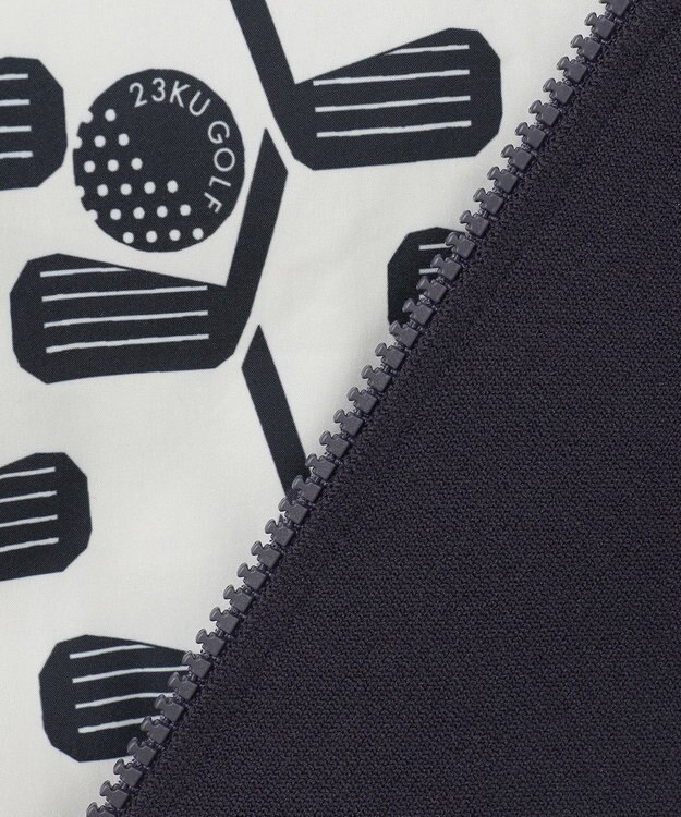 23区GOLF 【MEN】【ウォッシャブル】リバーシブル ニットベスト ネイビー系