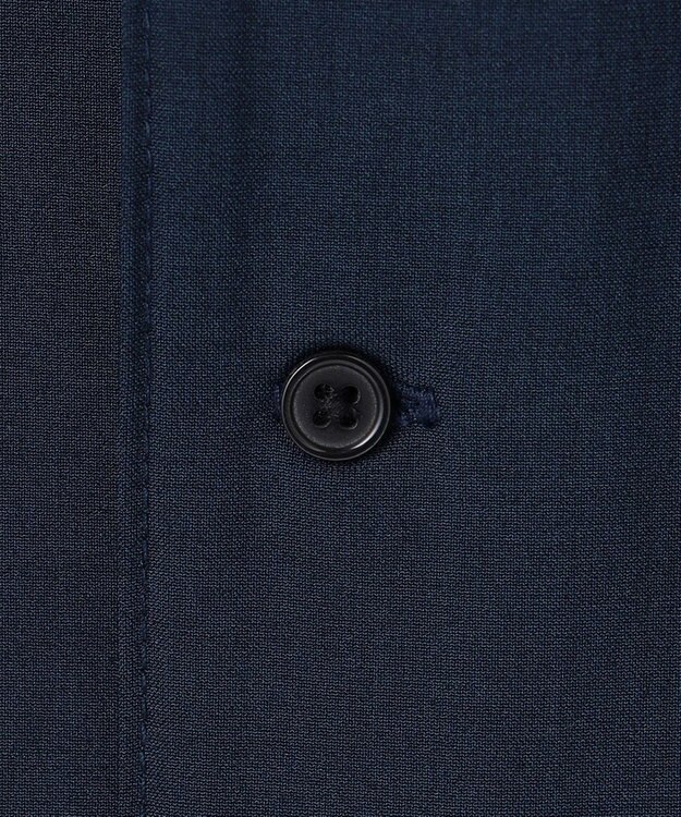 J.PRESS MEN 【WEB・一部店舗限定】リネンライク オープンカラーシャツ ネイビー系