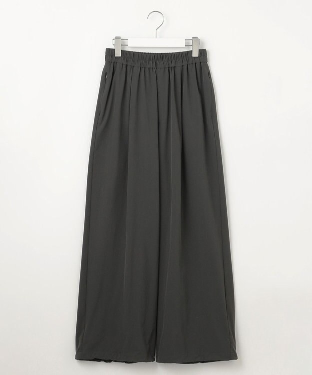 #Newans 【UVカット・撥水】ワイドパンツ ラッシュガード チャコールグレー