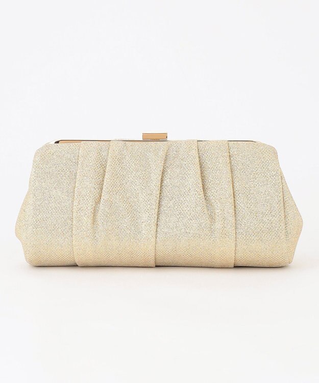 23区 【APPLAUDIR】ラメクラッチバッグ ゴールド系