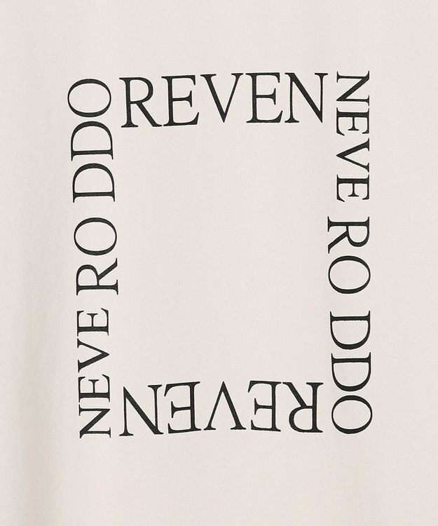 ANY SIS 【洗える】ジョーゼットロゴＴ ブラウス アイボリー