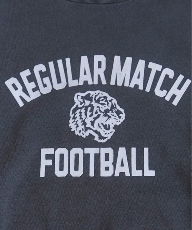 WEGO 【ANGIE VINTAGE】ピグメントカレッジロゴショートスウェット ブラックその他