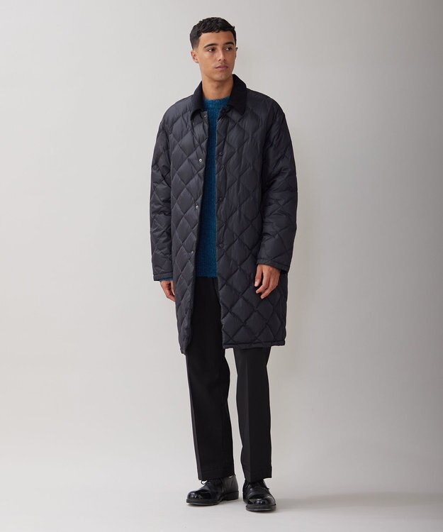 UNFILO 【MEN】UNFILO × TAION キルティングコート ブラック系