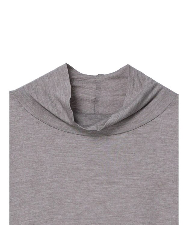 Green Parks ■Ｆｉｒｓｔ　Ｌｏｖｅ　シアーハイネックプルオーバー Gray Mixture