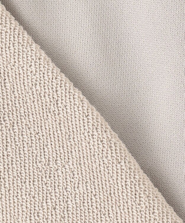 JOSEPH HOMME コットンナイロンテリー　クルーネックスウェット ベージュ系