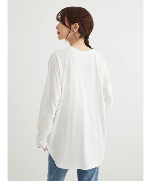 Green Parks 裾ラウンドホワイトインナー Off White