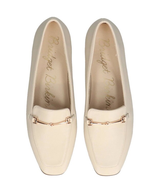 Bridget Birkin 【Bridget Birkin】シンプルビットソフトローファー アイボリー