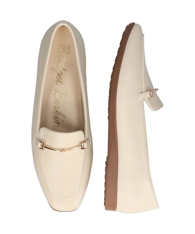 Bridget Birkin 【Bridget Birkin】シンプルビットソフトローファー アイボリー