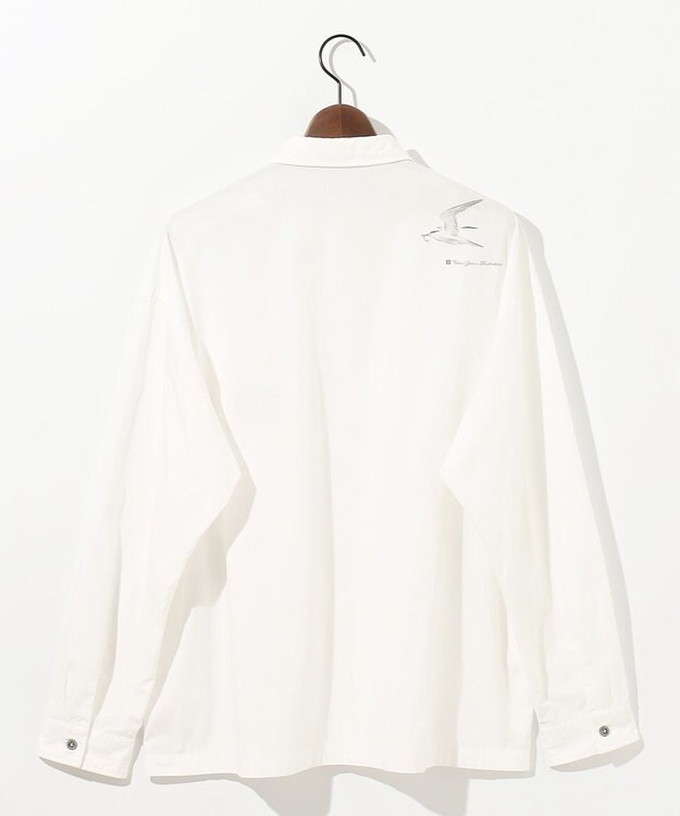 JOSEPH ABBOUD MOUNTAIN 【テーム・ヤルヴィモチーフ】デザイン シャツ ホワイト系