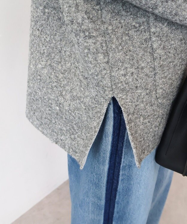 AMERICAN HOLIC Wフェイスラグランニットコーディガン Gray Mixture