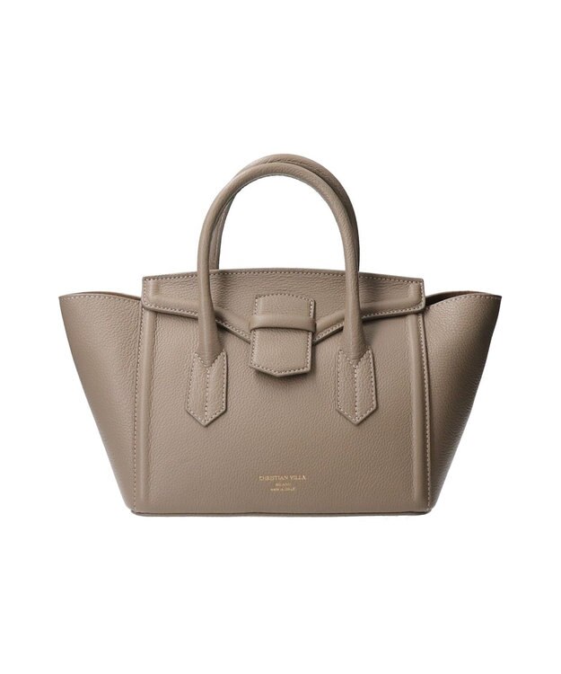 INTER-CHAUSSURES 【Christian Villa】ベーシックハンドバッグ グレー