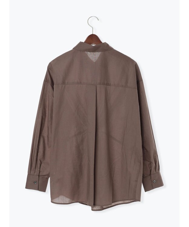 Te chichi ツイストデザインシャツ《2025Autumn catalog vol.2 item》 ブラウン