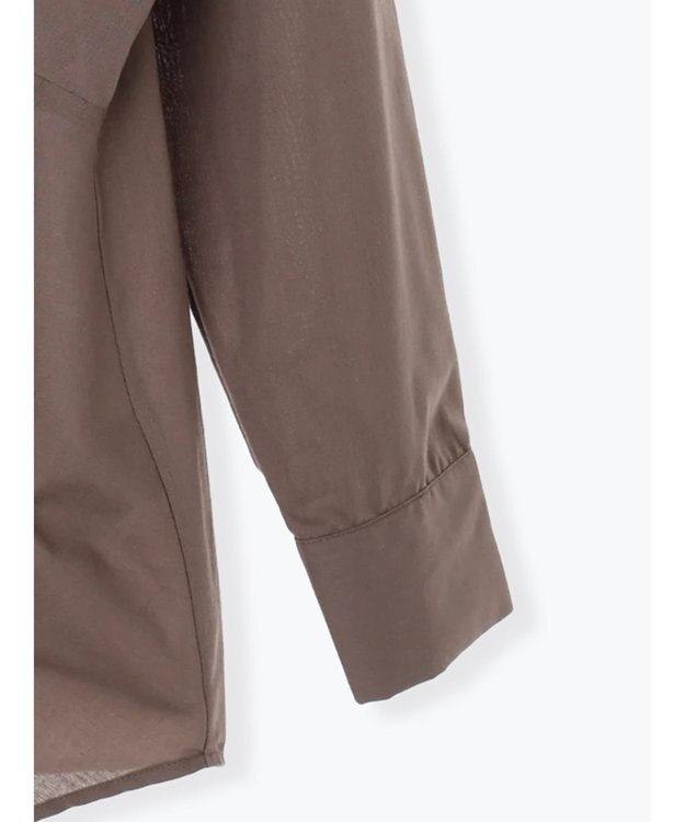 Te chichi ツイストデザインシャツ《2025Autumn catalog vol.2 item》 ブラウン