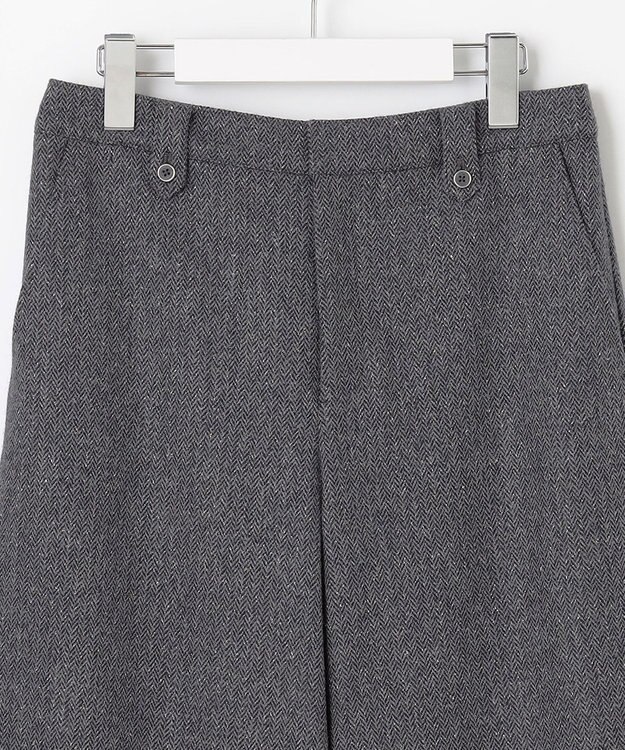 J.PRESS LADIES S 【WEB限定】ネップヘリンボーン ガウチョ パンツ 【WEB限定】グレー系