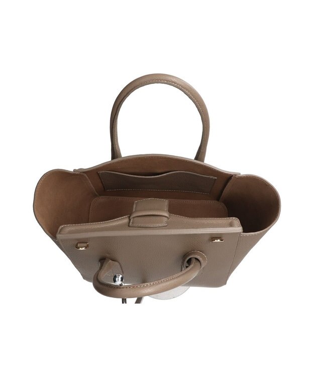 INTER-CHAUSSURES 【Christian Villa】ベーシックハンドバッグ グレー