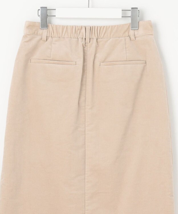 J.PRESS LADIES 【洗える】ハイブリッドAIRDUROY スカート ベージュ系