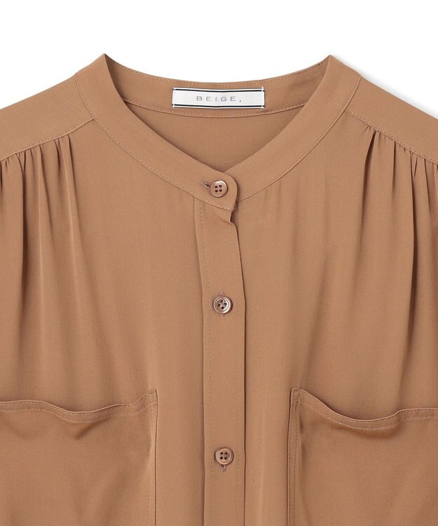 BEIGE， BRISSAC / シャツドレス Camel