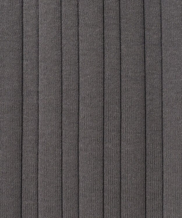 23区 【SLOW/洗える】ランダムリブフライス スカート グレー系