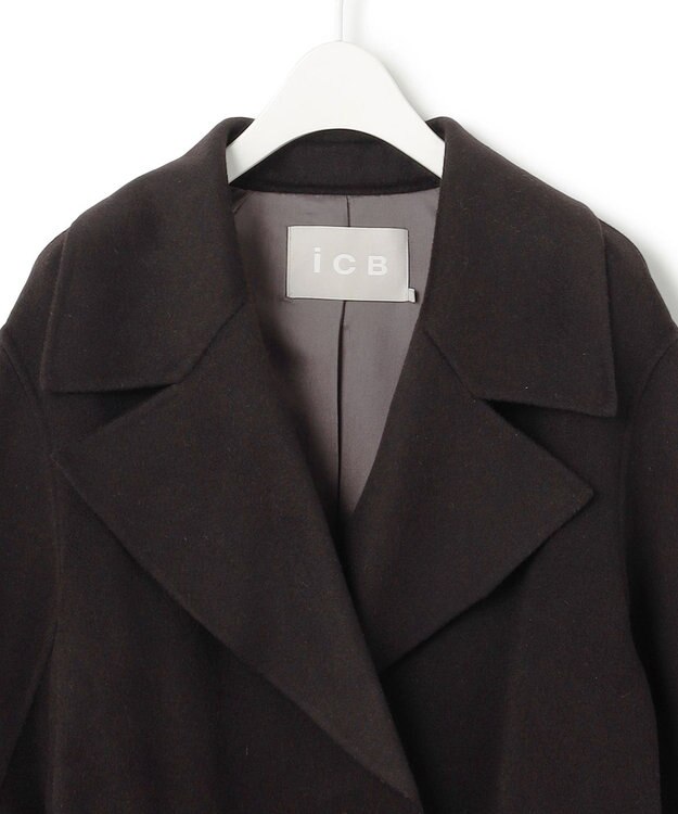 ICB 【人気のため新色追加】ウールリバー トレンチコート バーントブラウン系