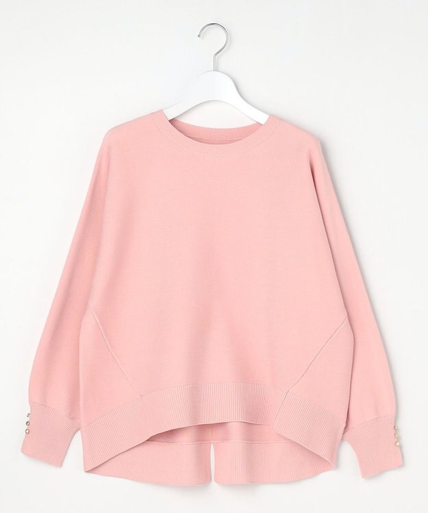 ANY SIS L 【花粉対策】ドルマン ニット ピンク