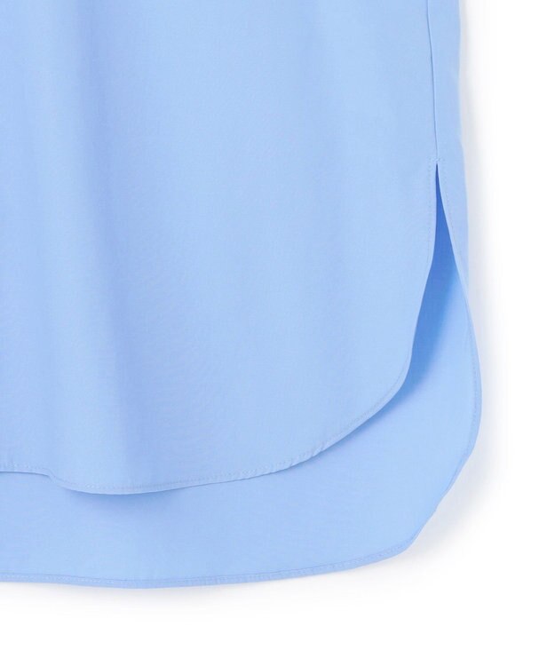 UNFILO ショルダータック ブラウス ブルー