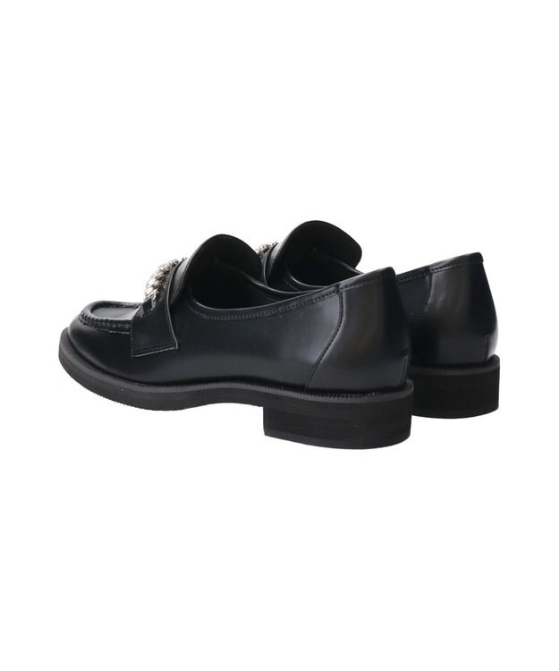 Bridget Birkin 【Bridget Birkin】ラインストーンローファー ブラック