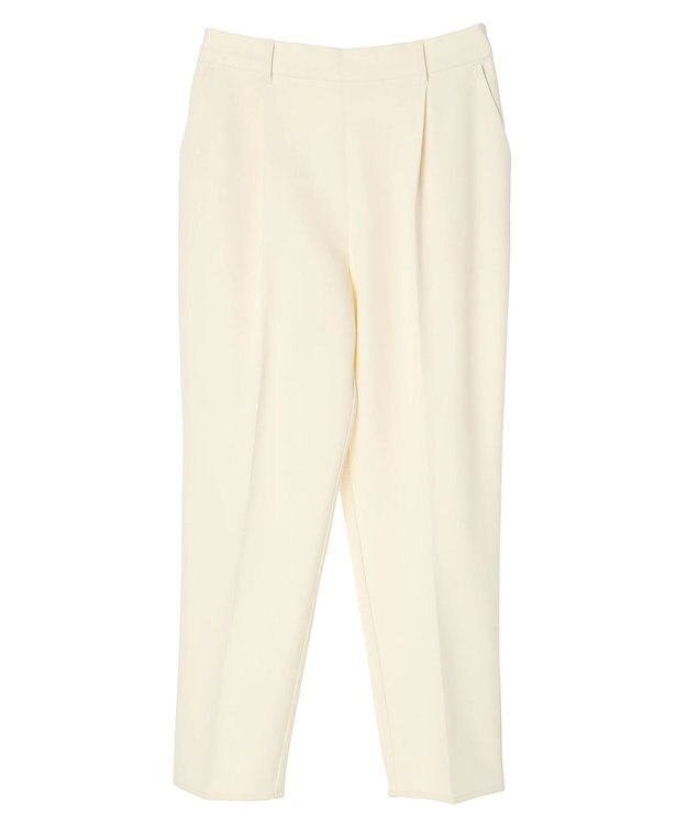 Green Parks きれいシルエットパンツ Ecru