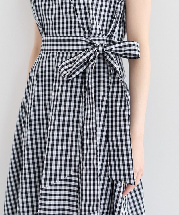 YECCA VECCA フラワーレースカシュクールワンピース Check