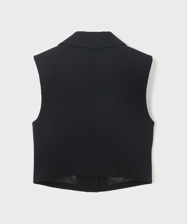 GRACE CONTINENTAL トリアセジャージジレ ブラック