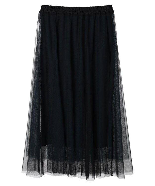 Green Parks ＳＥＴ２点　リバーシブルチュールスカート＋ペチスカート Green