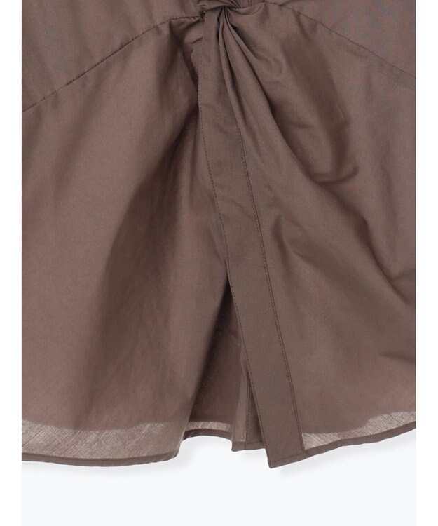 Te chichi ツイストデザインシャツ《2025Autumn catalog vol.2 item》 ブラウン