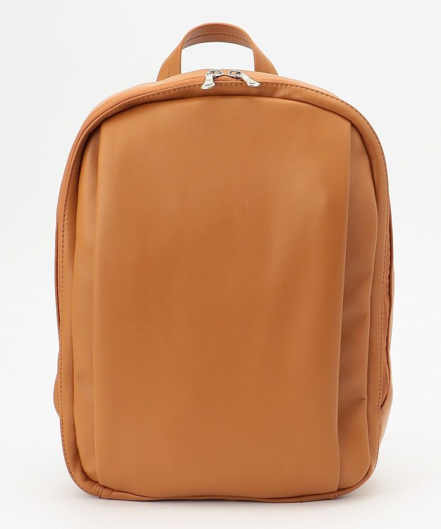 UNBILLION Otias スムースタイプ合皮スクエアリュック キャメル