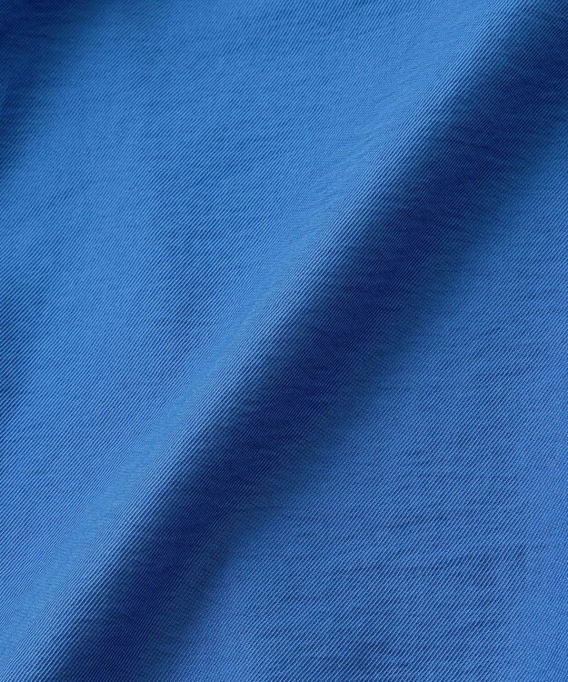 ICB 【洗える】ワッシャーツイル ワイドストレートパンツ ラピスラズリ系