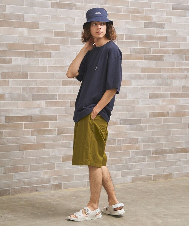 J.PRESS YORK STREET 【UNISEX】YALEバックプリント Tシャツ ネイビー系