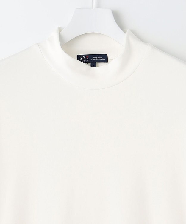 23区GOLF 嬉しいインナー付き【ニット＋吸湿発熱インナー】ニット ツインセット オレンジ系