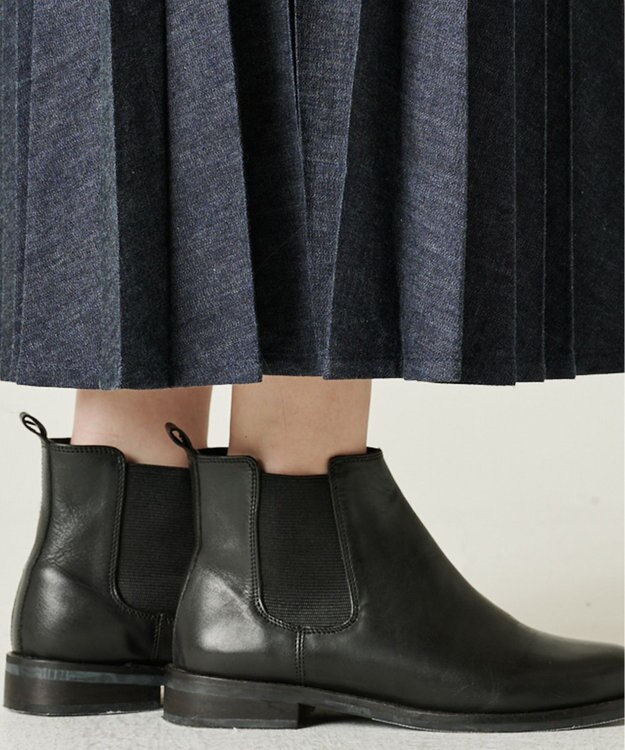 Ripo trenta anni 【大人気定番/特許技術】LONG PLEATS DENIM SKIRT プリーツ デニムスカート INDIGO